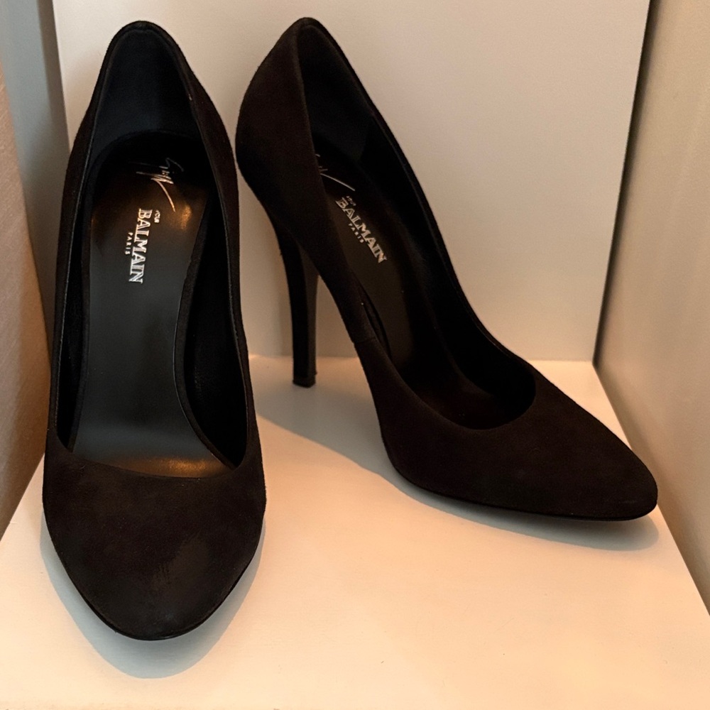 Balmain Paris Elegant Black Heels